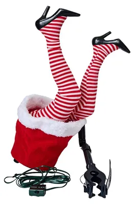 Productafbeelding van Clayre & Eef kerstdecoratie, kerstman, rood, kunststof