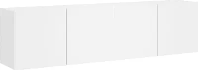 Produktbild von vidaXL TV-Wandschränke 2 Stk. Weiß 80x30x41 cm