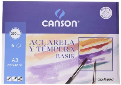 Produktbild von Canson 402393 Aquarellpapier, 6 Bögen