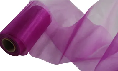 Produktbild von Organzaband 12 cm x 25 m lila - Organzabänder