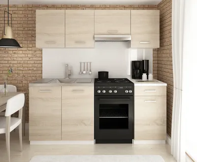 Obrázek produktu pro Kuchyňská linka LUIZA 180x120 - Sonoma