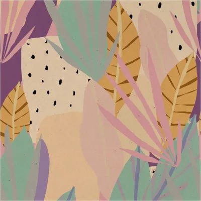 Produktbild von Fototapete Modern Beige Anna D Andrea A.S. Création 782082 8.80 m x 0.53 m Blätter