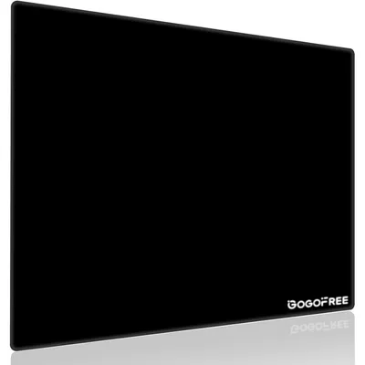 Produktbild von Glas-Mauspad gehärtetes Glas ultraglatt wasserabweisend 400 x 500 mm Schwarz
