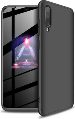 Produktbild von Für Samsung A70 Ultra Slim PC Back Cover rutschfest 360 Grad Full Protective Fall schwarz