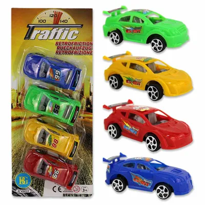 Produktbild von Auto mit Rückzug 4 Farben - ca. 8 cm