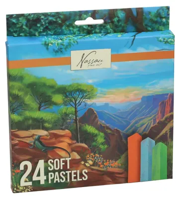 Immagine prodotto di Set di pastelli morbidi Craft Sensations 24 pezzi - Pastelli secchi altamente pigmentati per artisti, disegno e schizzi - Perfetti per arte e hobby