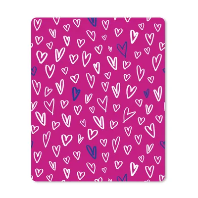 Produktbild von MuchoWow® Mauspad Mousepad Herzen - Design - Romantisch 30x40 cm - Mousepads - Maus Mat - Pad - Mausunterlage - Mausmatten