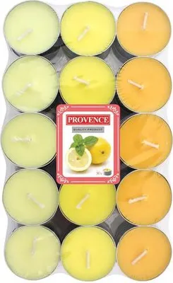 Obrázok produktu pre Sviečka Čajová Citrón, 30Ks