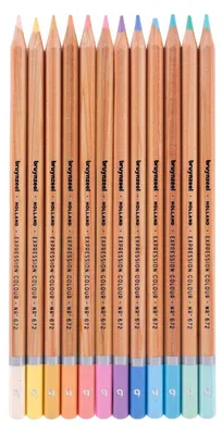 Image de Bruynzeel Expression Crayons de couleur Teintes pastel Boîte 12