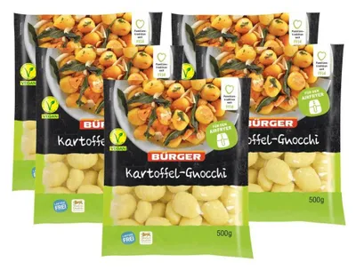 Produktbild von Bürger - Kartoffel-Gnocci, 5 x 500 g Beutel
