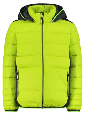 Productafbeelding van KID Jas met capuchon, model FIX, kleur acido (E112), maat 110