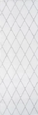 Produktbild von Vivica 200 Weiß / Graublau 80cm x 250cm