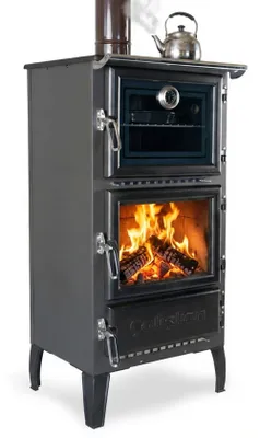Produktbild von Kaminofen Holzherd Modell 306 mit Backfach + Herdplatte - 12,10 kW