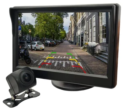 Produktbild von Rückfahrkamera BTM-500-2-890 mit 5 Zoll Display 12-24V IP69K und Nachtsicht