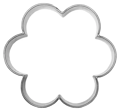 Produktbild von EkoForemki Kwiatek 5cm Edelstahl Keksausstecher