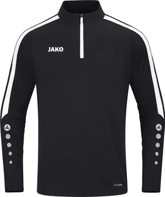 Produktbild von JAKO Unisex Ziptop Power, Farbe:schwarz, Größe:L
