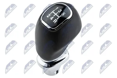 Produktbild von NTY Schaltknauf 5-Gang Schalthebelknauf Schwarz/Silber für HYUNDAI i20 Schrägheck (GB, IB)
