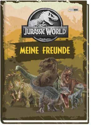 Obrázok produktu pre Jurassic World Freundebuch – Dein Album für Freunde mit spannenden Dinosaurier-Fakten