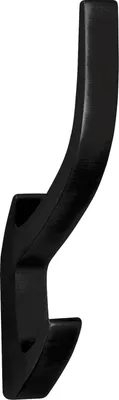Produktbild von Siro Garderobenhaken Organic L= 150 mm LA= 32 mm Schwarz matt