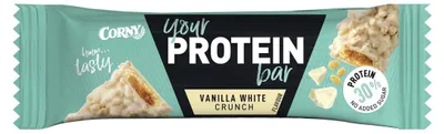 Image de Corny Protein Crunchy Vanilla White VPE (12x45g Packung)