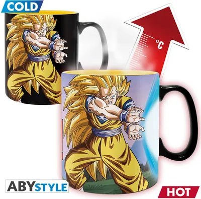 Immagine prodotto di Tazza in Vetroceramica Dragon Ball Heat Change - DBZ/Kamehameha-cardboard (460 ml)