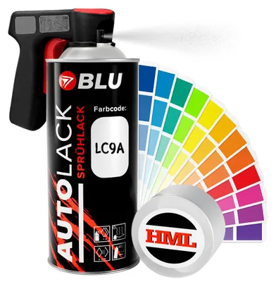 Produktbild von BLU Spraydosen LC9A weiß pureweiss basislack spray autolack für VW