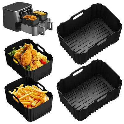 Silikon-Backform für Air Fryer, 2er-Set, 9 l, 8,5 l, 9,5 l