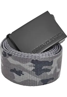 Produktbild von Urban Classics - CANVAS Gürtel grey camo / schwarz