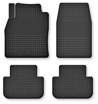 Imagen del producto de Alfombrillas de goma para Isuzu D-MAX II desde 2011 – juego de 4 piezas, negras, a medida – Wielganizator Semi-Universal