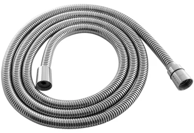 Produktbild von PaulGurkes Brauseschlauch Drehkonus 200cm Duschschlauch silber Metallschlauch 2m