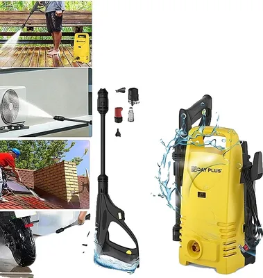 Obrázek produktu pro Elektrický vysokotlaký čistič, tlak 350 barů, průtok 5 l/min, nastavitelná tryska, s kabelem Elektrický proud