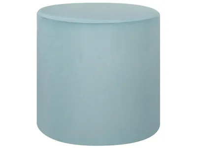 Produktbild von BELIANI Pouf Mintgrün Samt ⌀ 47 cm Rund Modern Glamourös Sitzhocker Ottoman Samthocker Fußhocker Schemel für Wohnzimmer Schlafzimmer