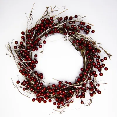 Produktbild von Kranz aus roten Beeren, Durchmesser 40 cm