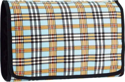 Produktbild von Kulturbeutel zum Aufhängen Kulturtasche Kosmetiktasche Schminktsche Kariert, TA-1086 Blau