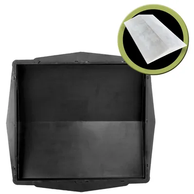 Produktbild von Schalungsform für Mauerabdeckung | 39x35 mit Sockel