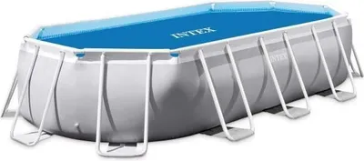 Obrázek produktu pro Bublinková plachta pro oválný bazén Intex, 4,00 m x 2,00 m, 120 mikronů, modrá