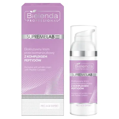 Zdjęcie produktu dla Bielenda Krem ekskluzywny przeciwzmarszczkowy z kompleksem peptydów, 50 ml