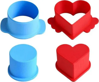 Produktbild von Kuchen Pop Shape - Backform Dessert Form - Desserts Make - Double Design - 7,6 x 6,1 x 3,9 cm
