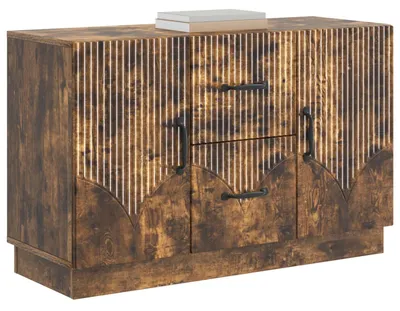 Zdjęcie produktu dla Bufet Dąb wędzony 89 x 34,5 x 57 cm Drewno inżynieryjne