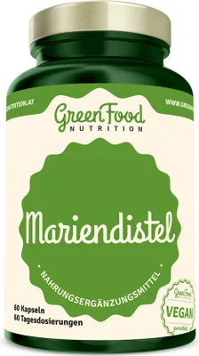 Produktbild von GreenFood Nutrition Mariendistel 60 Kapseln