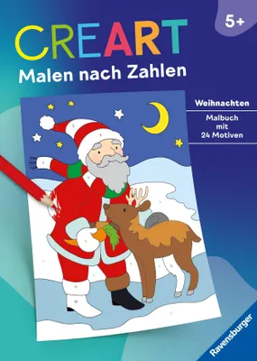 Produktbild von CreArt Malen nach Zahlen - Weihnachten