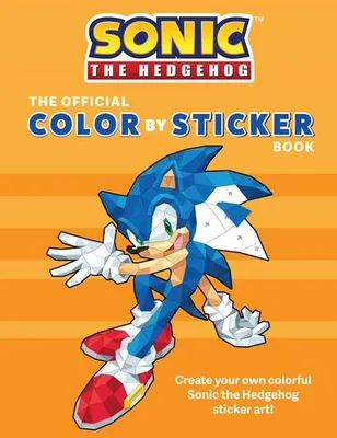 Immagine prodotto di Sonic the Hedgehog: The Official Color by Sticker Book (Sonic Activity Book)