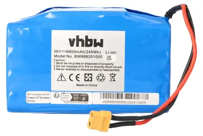 Obrázok produktu pre Batéria pre elektrické vozidlá, 36V, 6800mAh, kompatibilná s modelmi Razor, Viron, Bluewheel