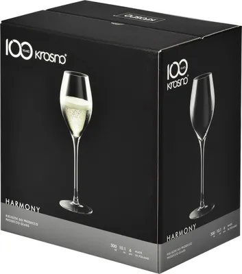 Produktbild von Harmony Prosecco Gläser 280 ml Krosno Glas (6er Set)