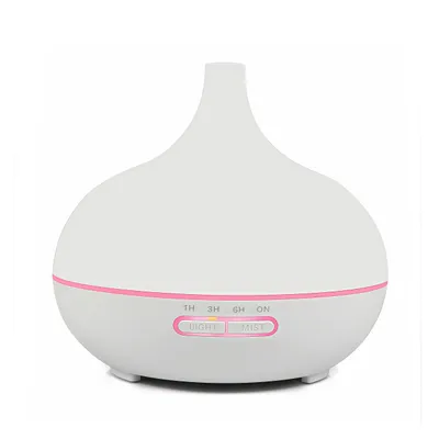 Produktbild von Luftbefeuchter, Diffuser, Ultraschall-Vergeber, Diffusor, 7 Farben Wechsel, 550ml Wassertank, Geräuschlos für Schlafzimmer, Büro, Yoga, Spa, Weiß