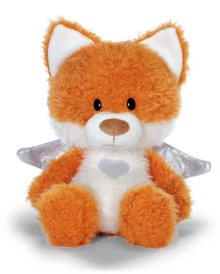 Zdjęcie produktu dla Breloczek NICI „Anioł Stróż” – lis La La Foxie, pomarańczowy, 28 cm, w pudełku prezentowym