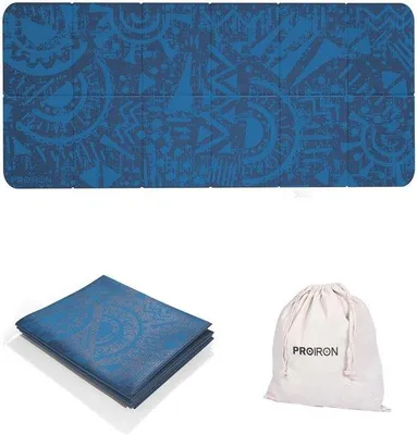 Produktbild von Faltbare Yogamatte – 2 mm Dicke – Rutschfest – Leicht – Tragbar – Für Zuhause/Fitnessstudio – Fitnessmatte