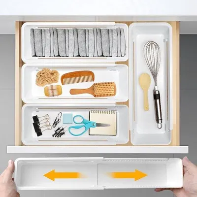 Productafbeelding van Ladenorganizer met verstelbare compartimenten - 4-delig