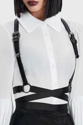 Produktbild von Killstar Gürtel Damen Coffin Wrap Harness schwarz M-L