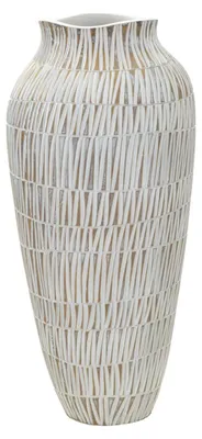 Immagine prodotto di Mauro Ferretti Stiky vaso Ø 23x50 cm bianco dorato